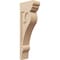 Ekena Millwork 6"W x 12"D x 36"H Thin Mayflower Rough Cedar Woodgrain TimberThane Corbel, Primed Tan CORUR06X12X36MAYRCPR - alternate 1